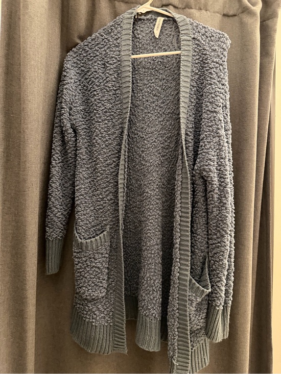 Zenana Outfitters Jackets & Blazers - Zenana Outfitters Chunky Open-Front Cardigan - Gray